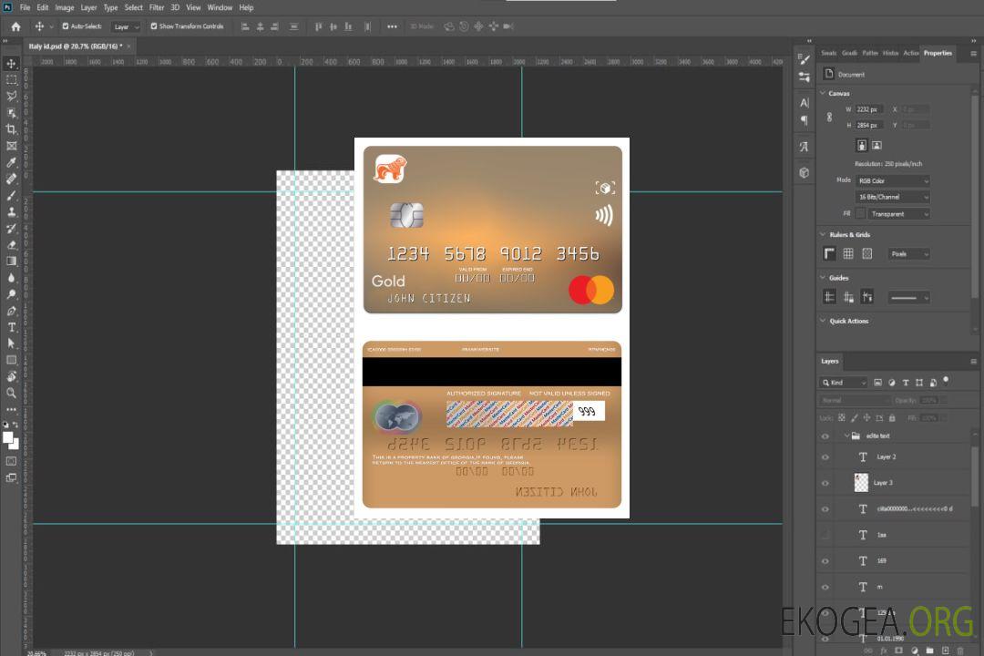 Carte Mastercard en or de la Georgia Bank of Georgia template Carte Mastercard en or de la Georgia Bank of Georgia template